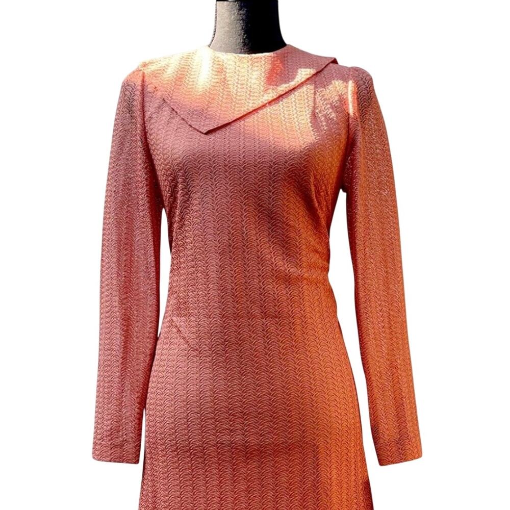 Vintage francis Lace Dress Sailor Collar Size S/M